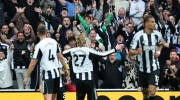 البرازيلي يضرب متابعةنائية.. جيماريش يقود نيوكاسل لانتصار مثير على نوتينجهام فورست 1